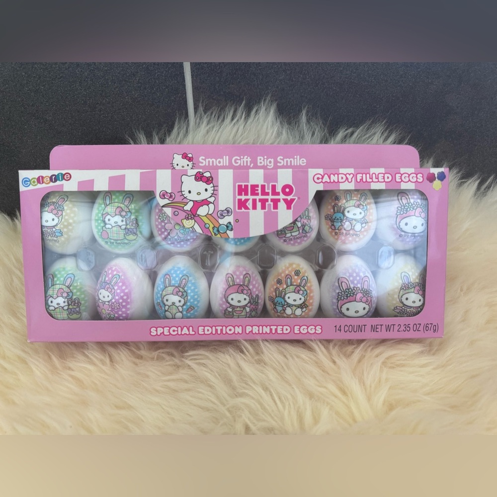 Hello Kitty Special Edition Printed Easter Eggs Candy Filled